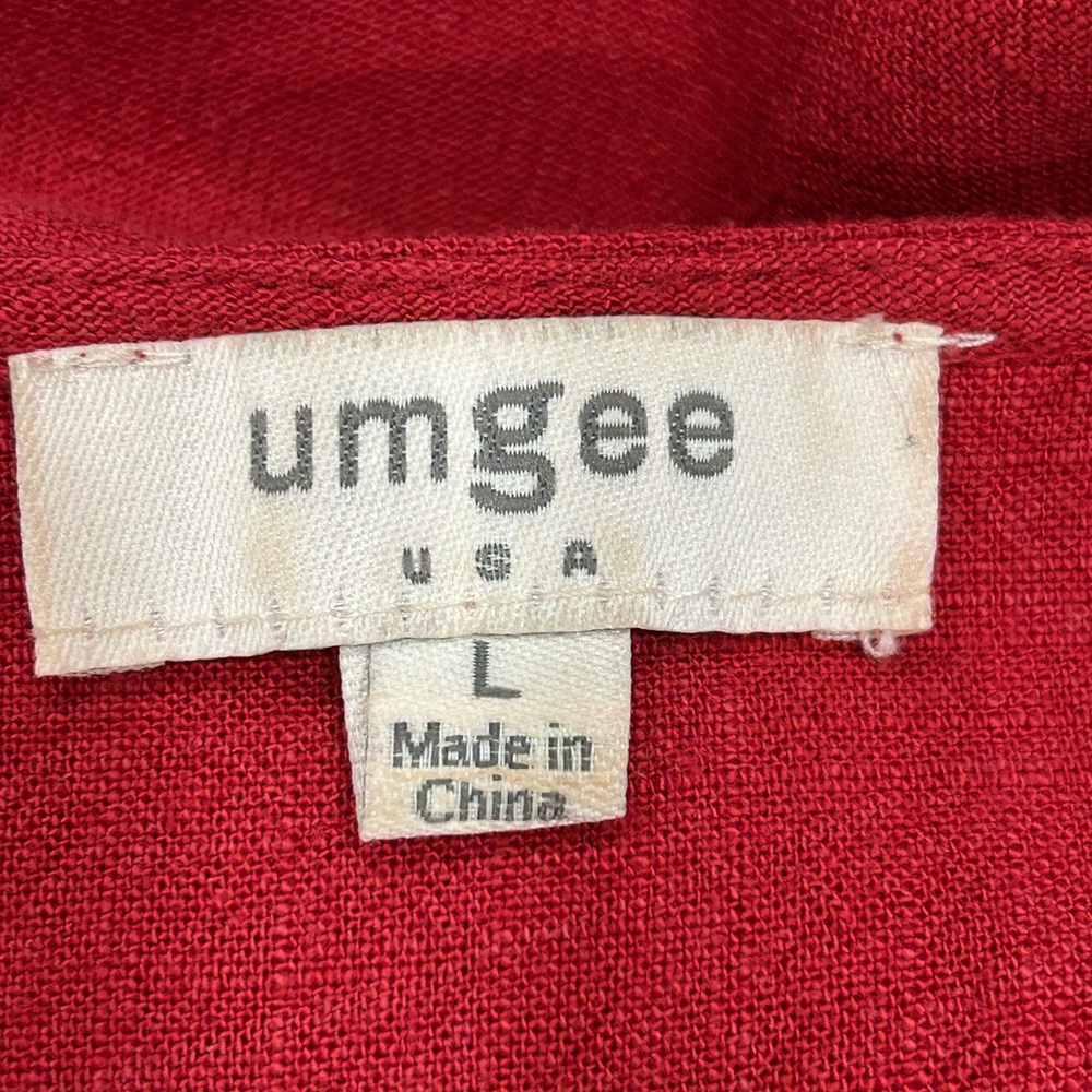 Umgee red dress- size large - Picture 5 of 6